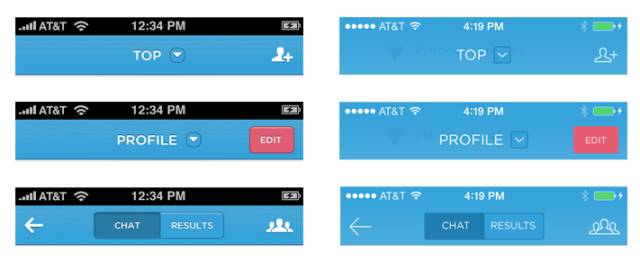 视觉上越来越扁平,交互上越来越拟物